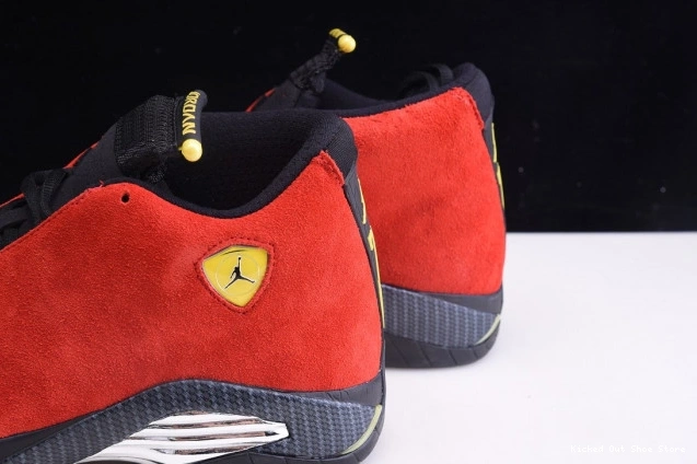 Kicked Out Shoe Store 654459-670 Red Jordan 14 Retro Air Challenge 0808